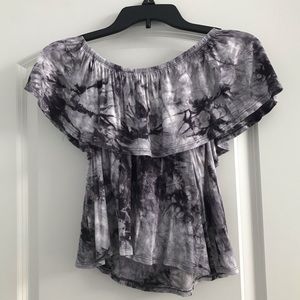 Tie Dye Off the Shoulder Top